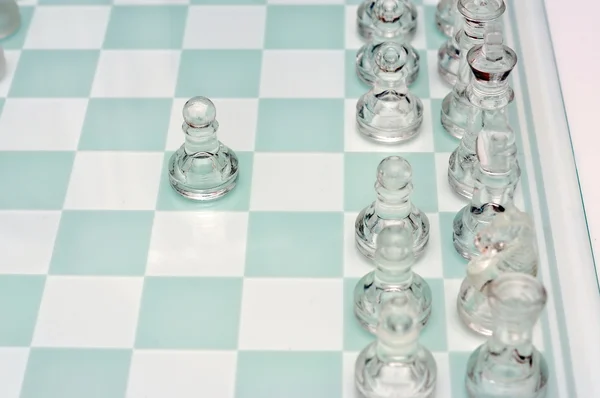 Прозрачные шахматы — стоковое фото