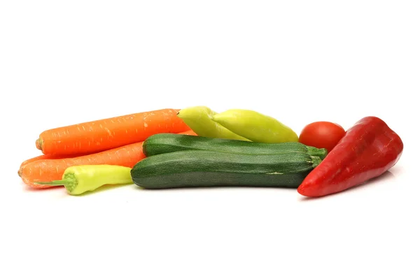 Warzywa Bio na białym tle — Zdjęcie stockowe