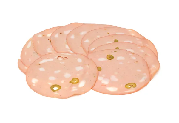 Salami mortadella — Stockfoto