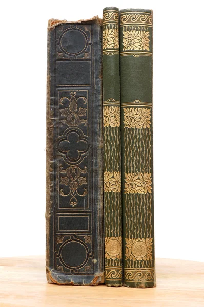 Bardzo stare książki z XIX w. — Zdjęcie stockowe