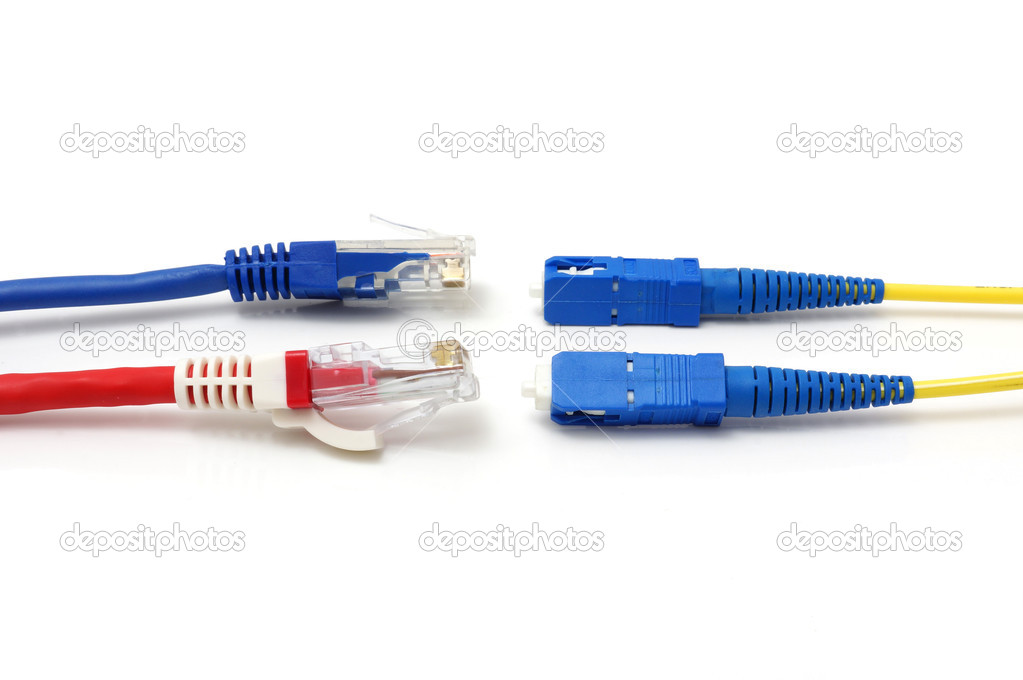 Lan and fiber cable