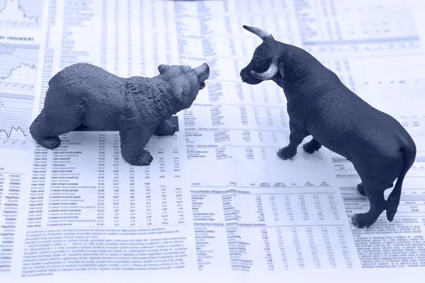 Konzept des Aktienmarktes Stockfoto