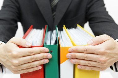 işadamı tutan bağlayıcı ofisi