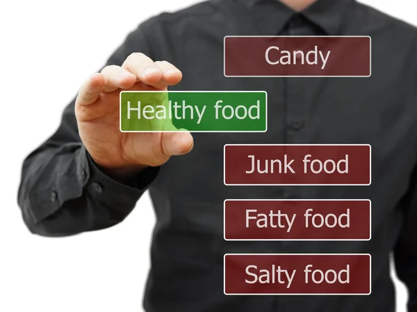Elija alimentos saludables — Foto de Stock