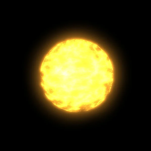 uzayda güneş parlar