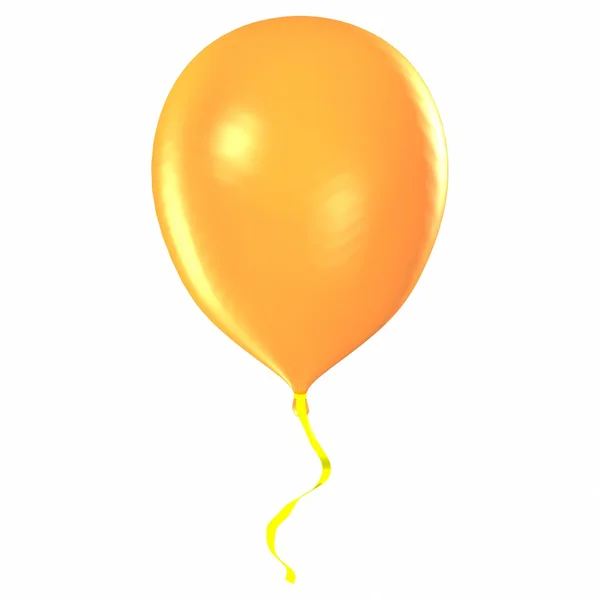 Orangefarbener Ballon — Stockfoto