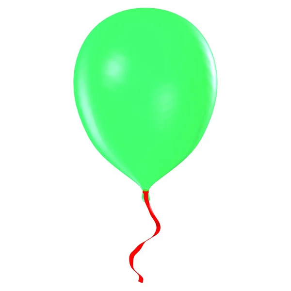 Grüner Ballon — Stockfoto