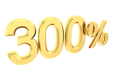 Altın yüzde üzerinde beyaz izole