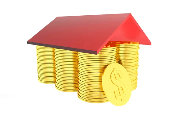 Render 3d paralar evi