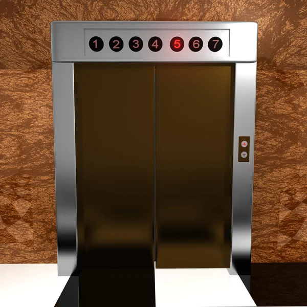 Rendered elevator — Stock Photo, Image