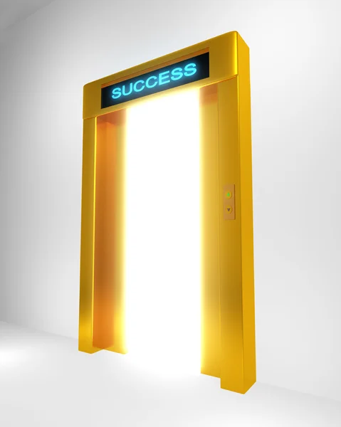 başarı için kavramsal görüntü kapı