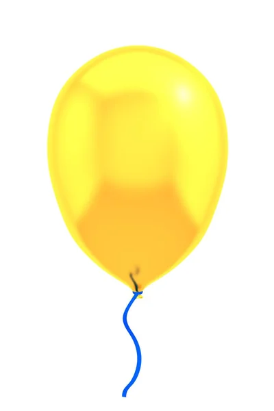 黄金气球 — 图库照片
