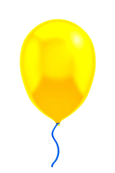 Yellow balloon — Stock Photo, Image