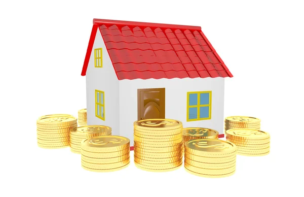 Concept rijkdom huis — Stockfoto