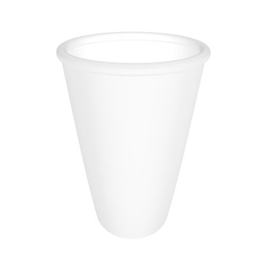 isolated paper cup