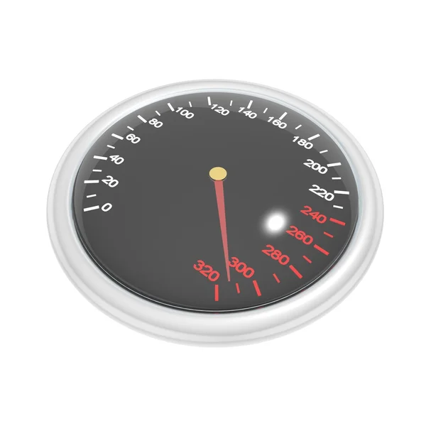 Speedometer isolated on white — Stock Photo, Image