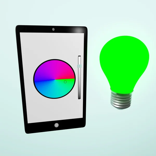 Smart lampa — Stockfoto