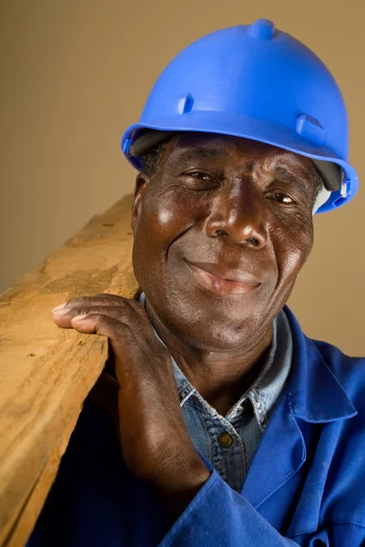 Trabalhador Africano Sênior — Fotografia de Stock