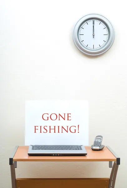 Gone Fishing — Stock Photo, Image