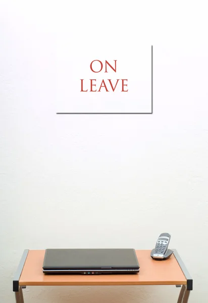 On leave — Stock Photo, Image