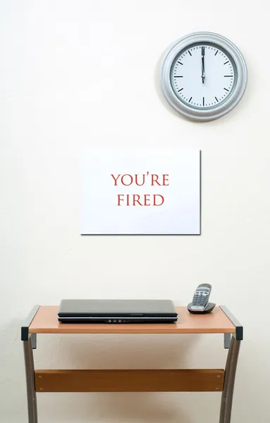 Kau dipecat. — Stok Foto