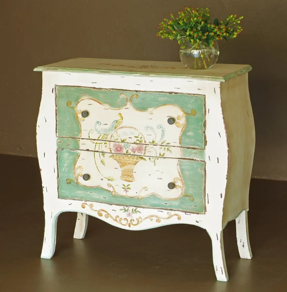 Classic wooden dresser — Stock Photo, Image