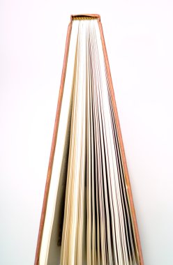 Book spine and pages clipart