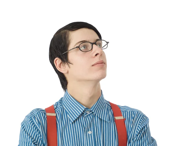 Nerd zakenman — Stockfoto