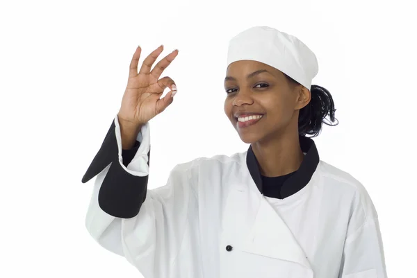 Chef-kok ok teken — Stockfoto