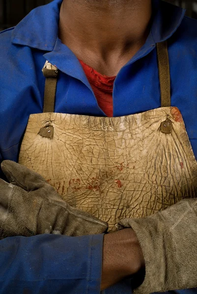 African welder — Stock Photo, Image