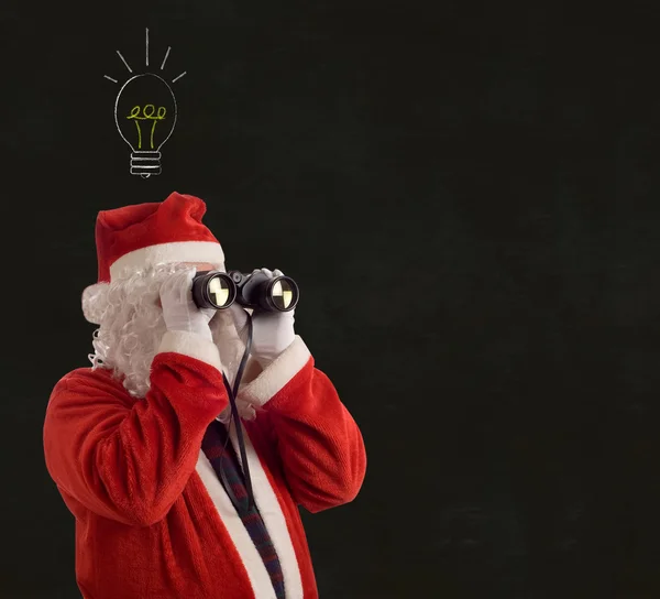 Father Christmas Business Strategy idea — Stock Photo, Image