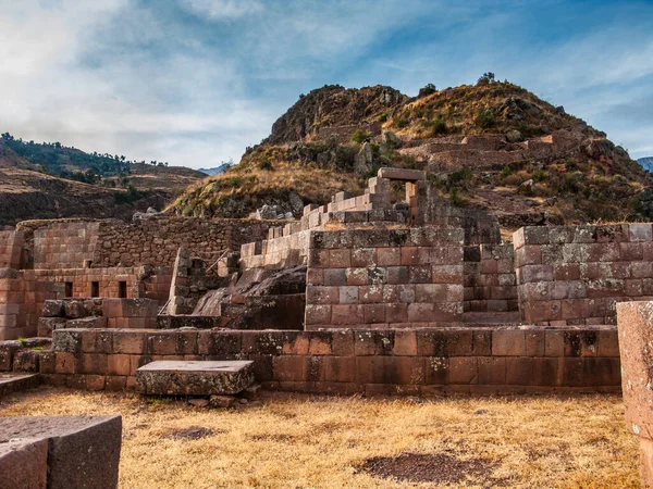 Pisac Ruins Pisac Sacred Valley Peru — Stock Photo, Image