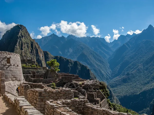 Machu Picchu Citadel Sun Peru — Stock Photo, Image
