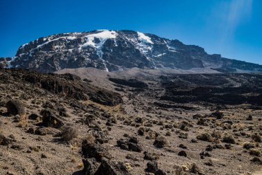 Machame rotasından Kilimanjaro manzarası, Tanzanya