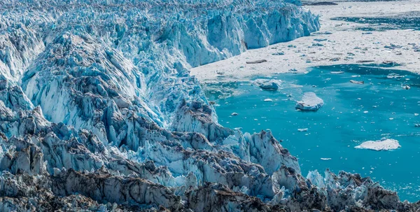 Geleira Dia Ensolarado Perto Narsarsuaq Groenlândia — Fotografia de Stock