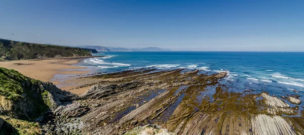 Detail Coast Cliffs Sopelana Basque Country — Stock Photo, Image