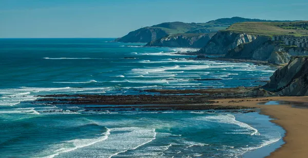 Detail Coast Cliffs Sopelana Basque Country — Stock Photo, Image
