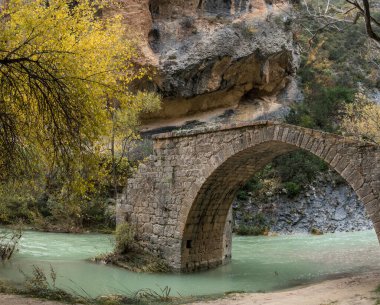 Guara Dağları 'ndaki Vero Nehri, Huesca.
