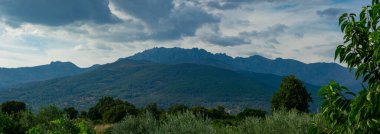 Candeleda, Avila 'dan Gredos Dağı Öfke Manzarası