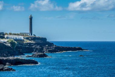 Punta Cumplida Deniz Feneri La Palma deniz kıyısı, Kanarya Adaları