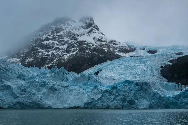 Détail Des Glaces Glacier Spegazzini Calafate Argentine — Photo