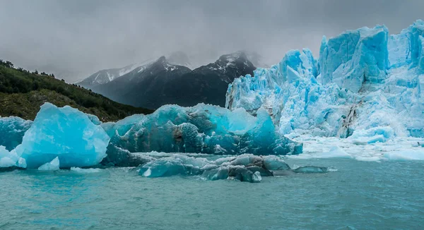 Kék Jég Részlet Perito Moreno Gleccser Argentína — Stock Fotó