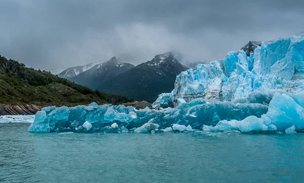 Detalle Hielo Azul Glaciar Perito Moreno Argentina —  Fotos de Stock