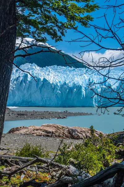 Glaciar Perito Moreno Día Soleado Argentina —  Fotos de Stock