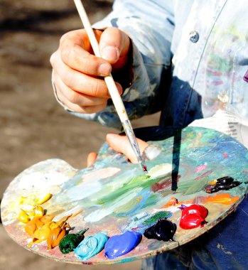 Sanatçının paleti
