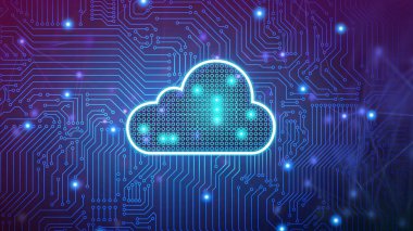 Bulut, veri işleme, veri şifreleme, bulut hesaplama kavramı ile dolu çip seti