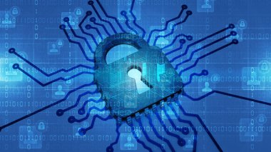 Bilgisayar gemisinde güvenlik kilidi, veri güvenliği, şifreleme anahtarı kavramı