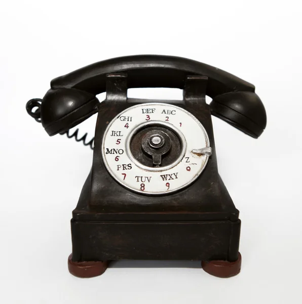 Telefone de madeira — Fotografia de Stock