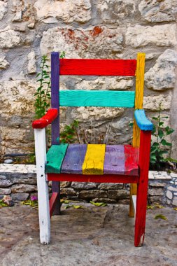 renkli sandalye