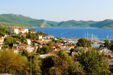 Kaş'a city genel görünümü